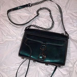 Green/ purple/ metallic Rebecca Minkoff Purse